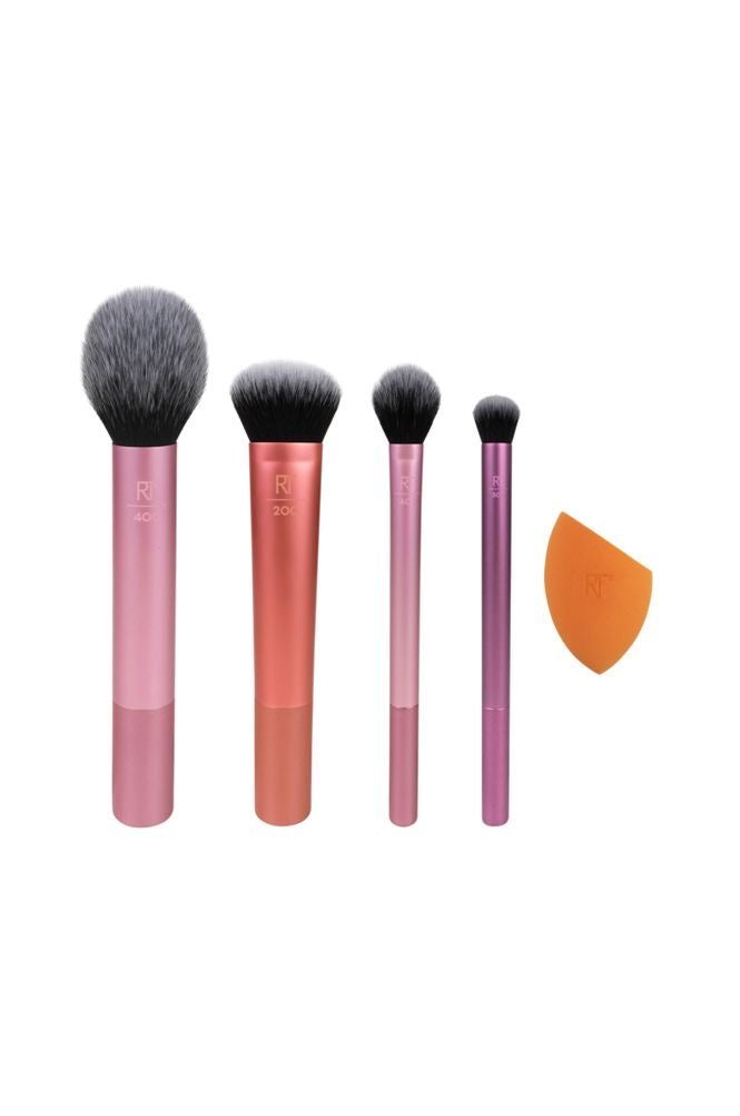 REAL TECHNIQUES EVERYDAY ESSENTIALS MAKEUP BRUSH SET