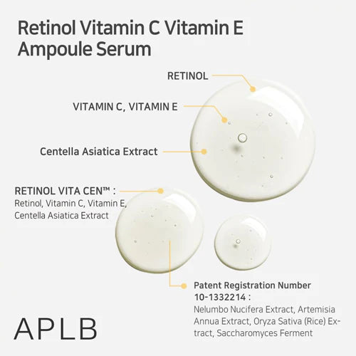 APLB RETINOL VITAMIN C VITAMIN E AMPOULE SERUM