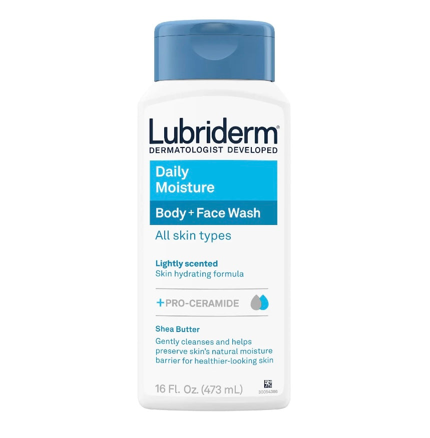 LUBRIDERM DAILY MOISTURE FACE + BODY WASH