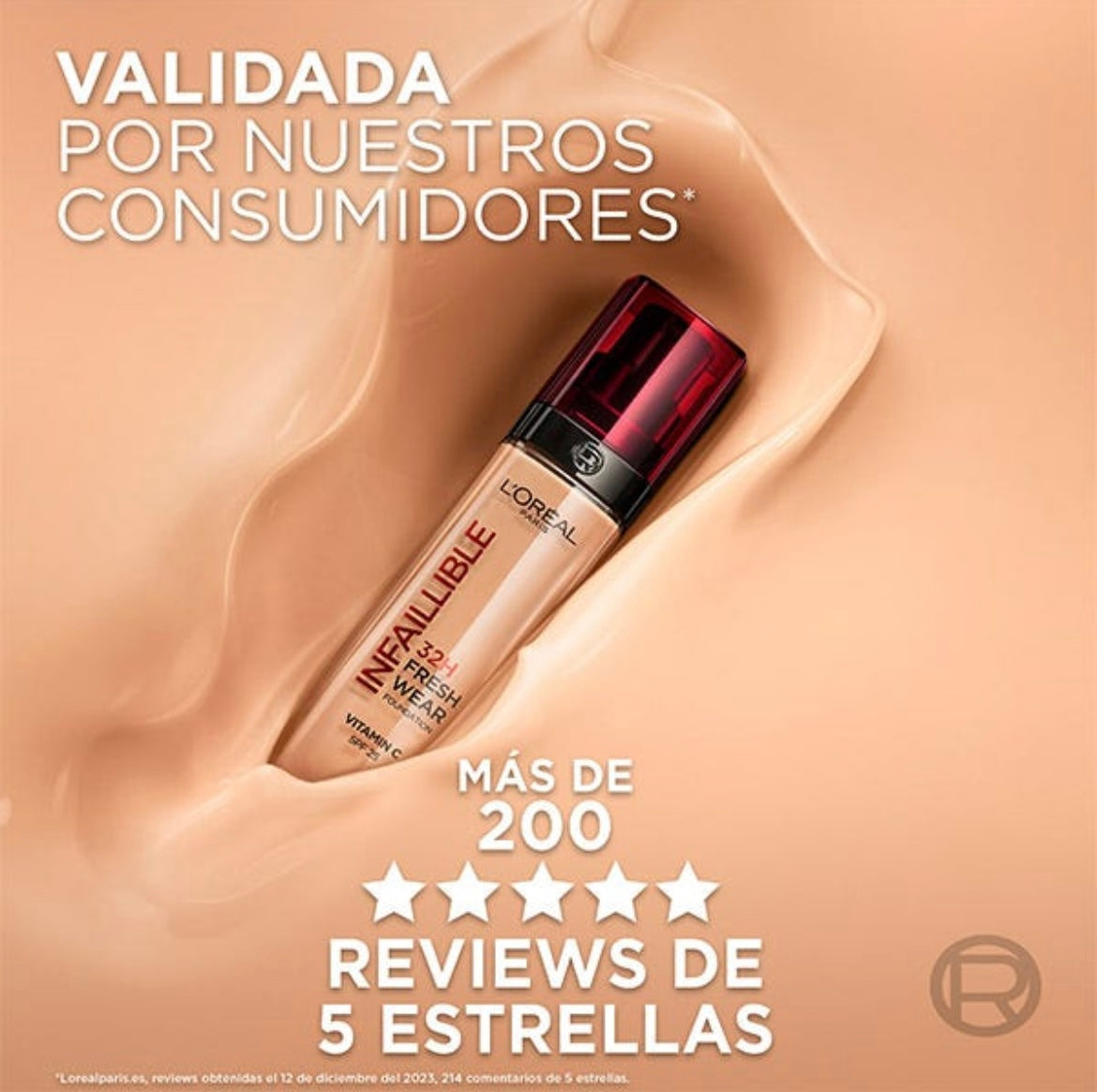 LOREAL PARIS INFAILLIBLE 32H FRESH WEAR FOUNDATION