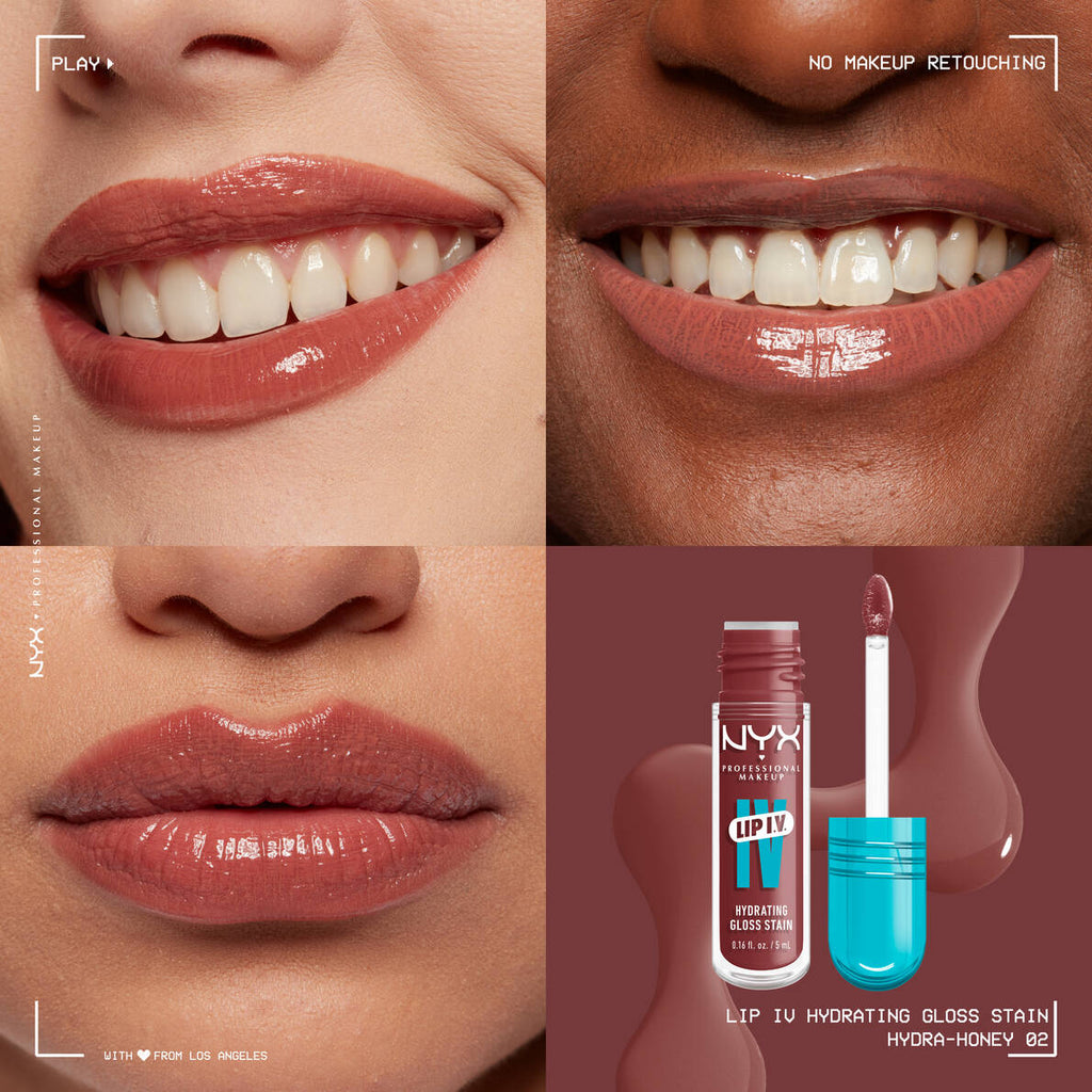 NYX LIP IV HYDRATING GLOSS STAIN