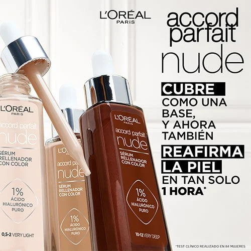 LOREAL PARIS ACCORD PARFAIT NUDE HYALURONIC TINTED SERUM