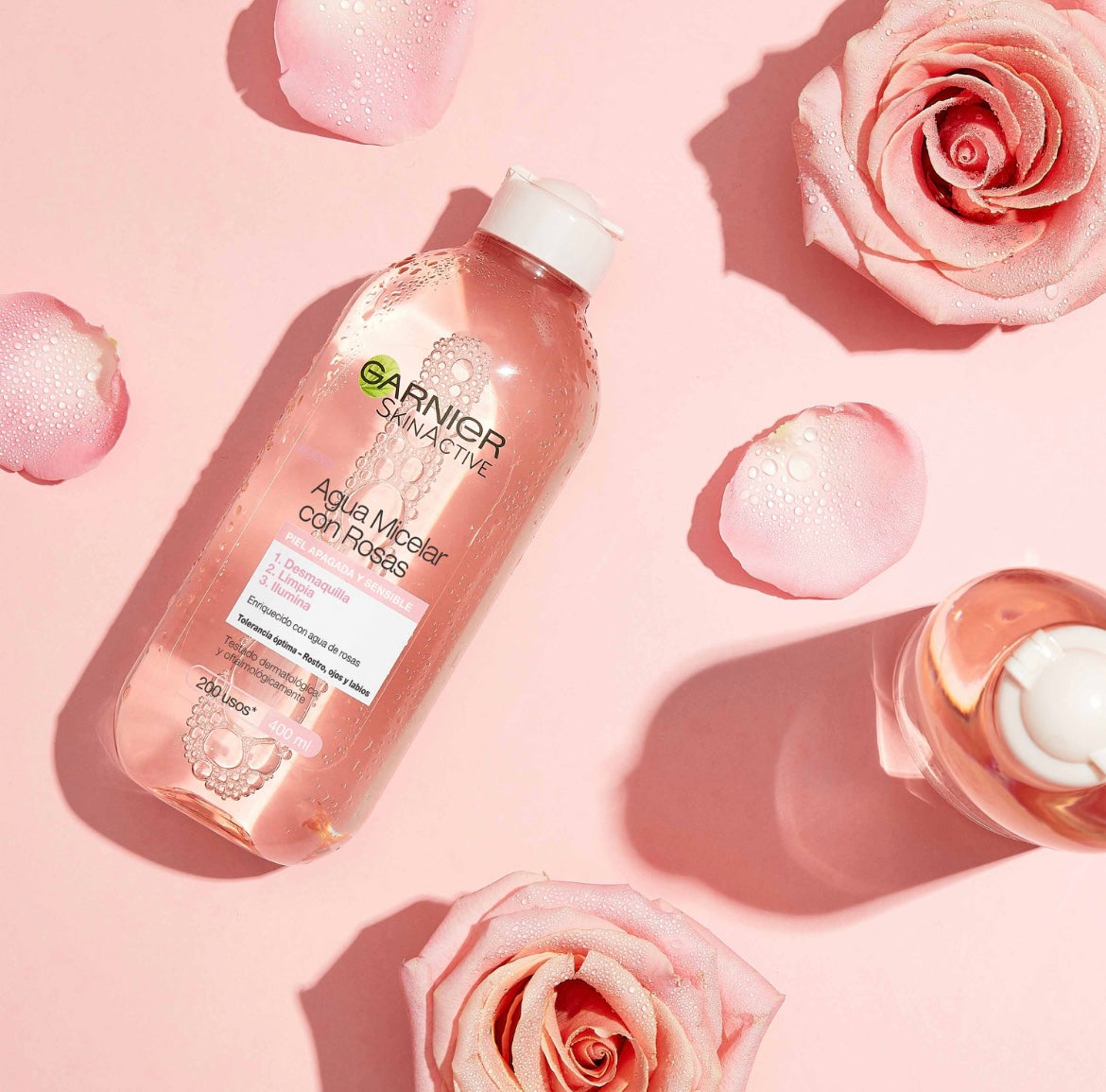 GARNIER SKINACTIVE MICELLAR CLEANSING ROSE WATER