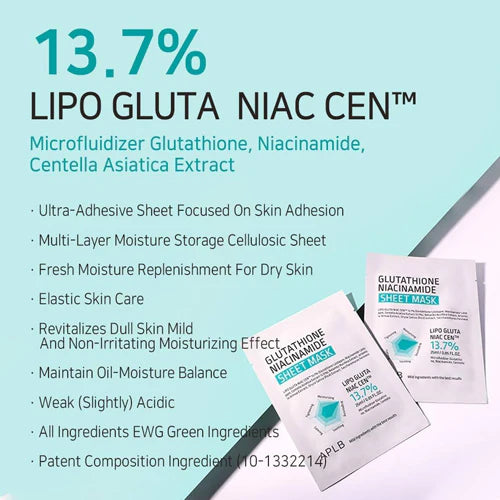 APLB GLUTATHIONE NIACINAMIDE SHEET MASK