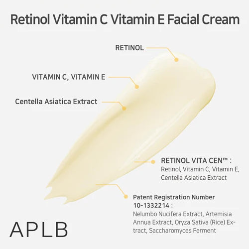 APLB RETINOL VITAMIN C VITAMIN E FACIAL CREAM
