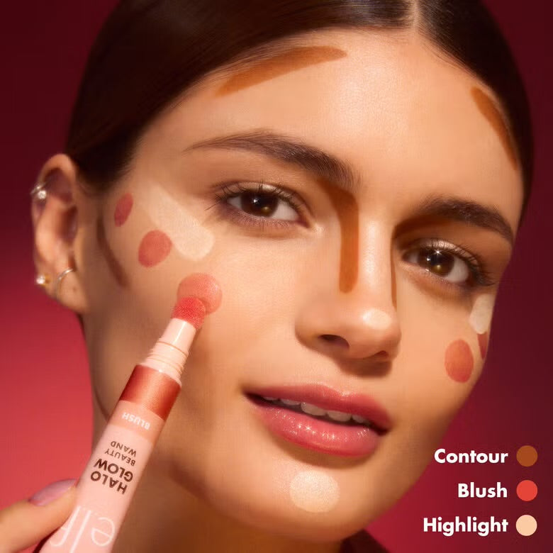 ELF COSMETICS HALO GLOW BLUSH BEAUTY WAND