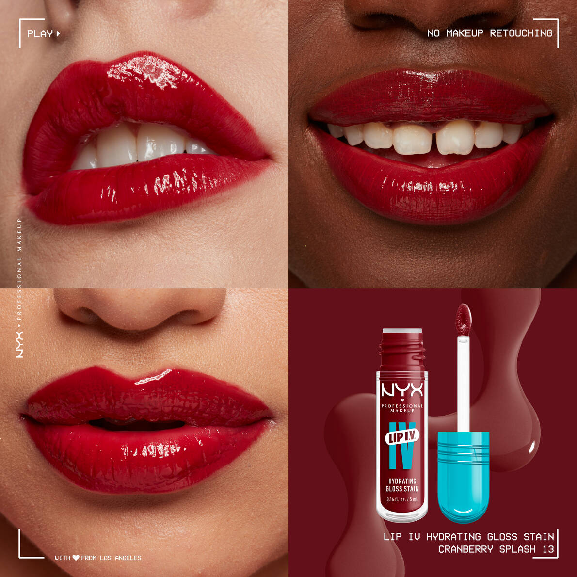 NYX LIP IV HYDRATING GLOSS STAIN