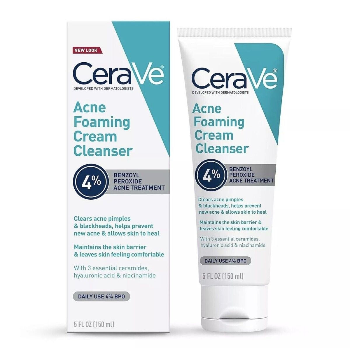 CERAVE ACNE FOAMING CREAM CLEANSER