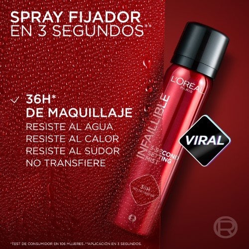 LOREAL PARIS INFAILLIBLE 3 SECOND SETTING MIST